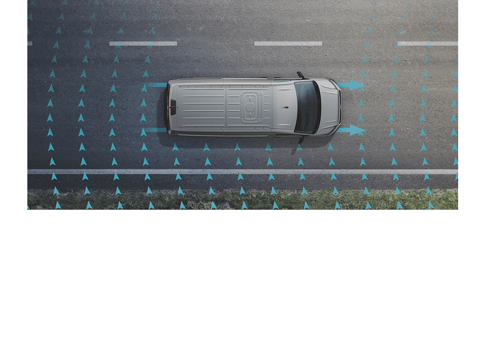 Crosswind Assist 側風穩定防滑系統
          側風穩定輔助系統將配合ESP電子行車穩定系統，當偵測到車身突然受陣風影響而偏移時，剎車系統會介入，將車輛導回原駕駛路線。